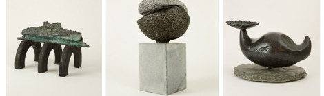 Stone Sculptures Triptich